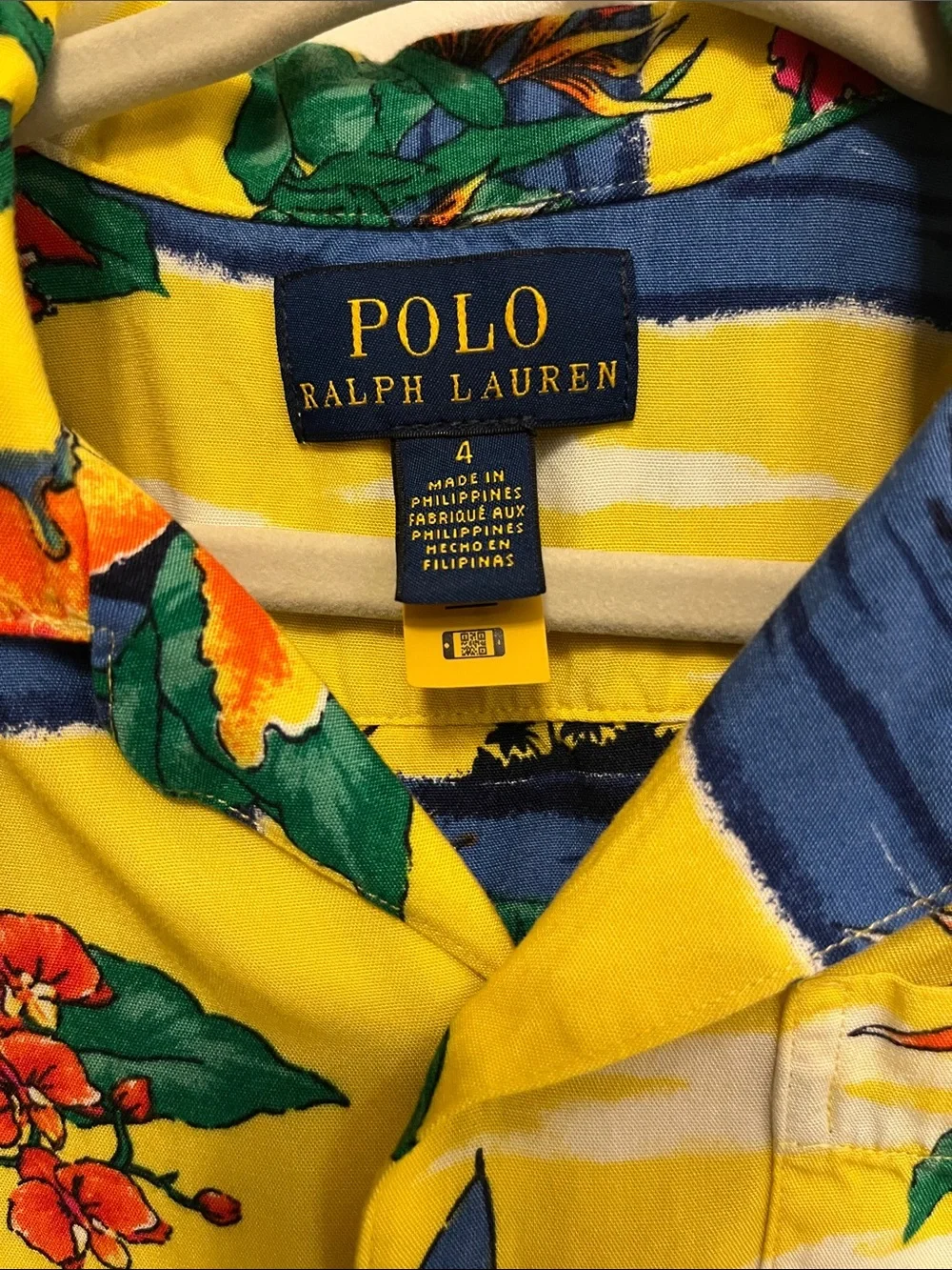 Polo Ralph Lauren Yellow Hawaiian Shirt